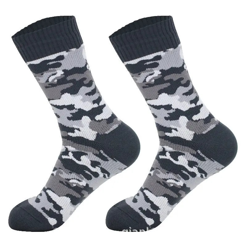 Waterproof Socks, Unisex Hiking Wading Trail Running Kayaking Crew Socks-9