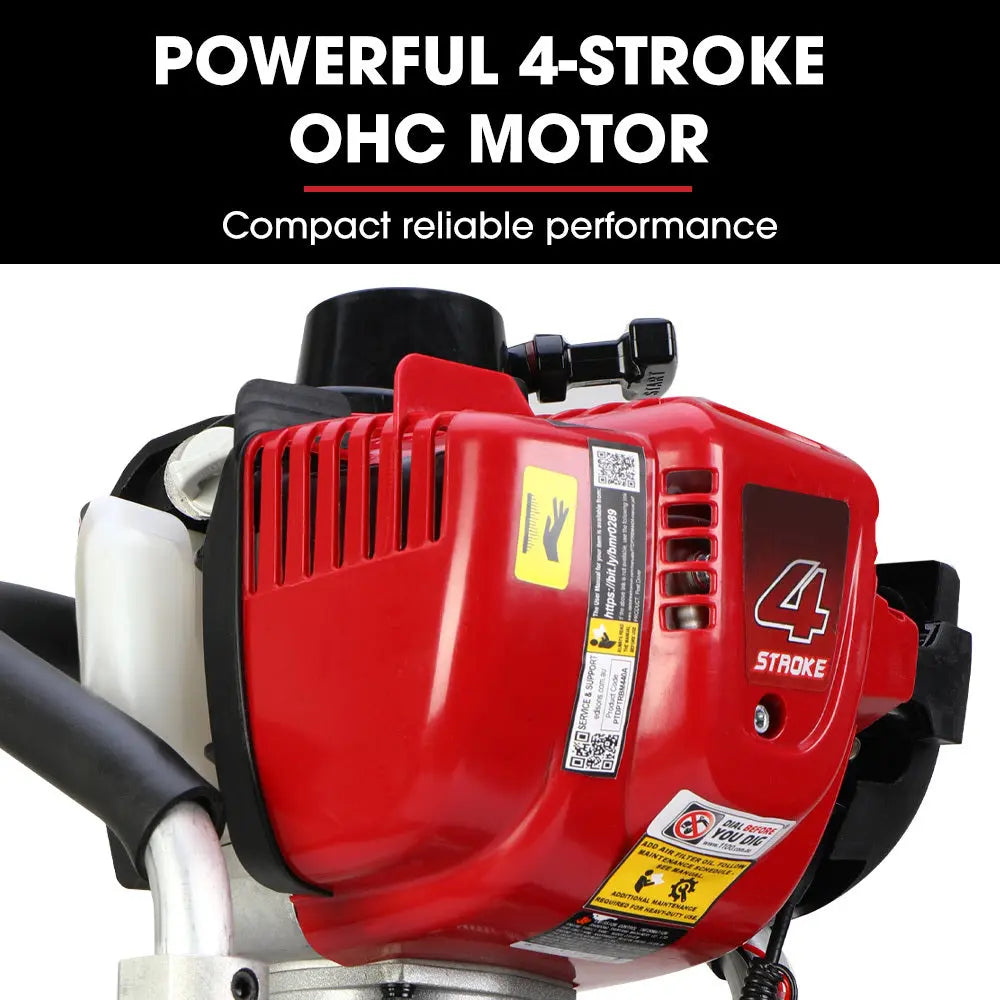 NNEMB 38cc 4-Stroke 40cc Petrol Post Driver-with Carry Case & 3 Piling Sleeves-1