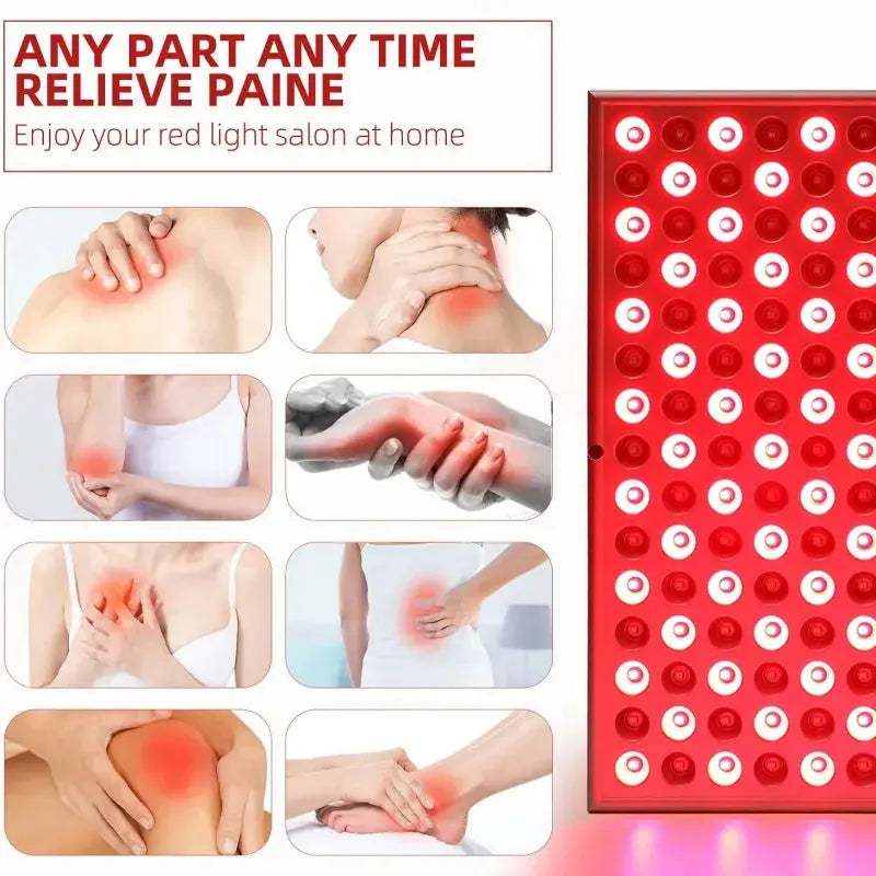 LED Red Light Therapy Panel Lamp: Facial Anti-Aging, Skin Care-2