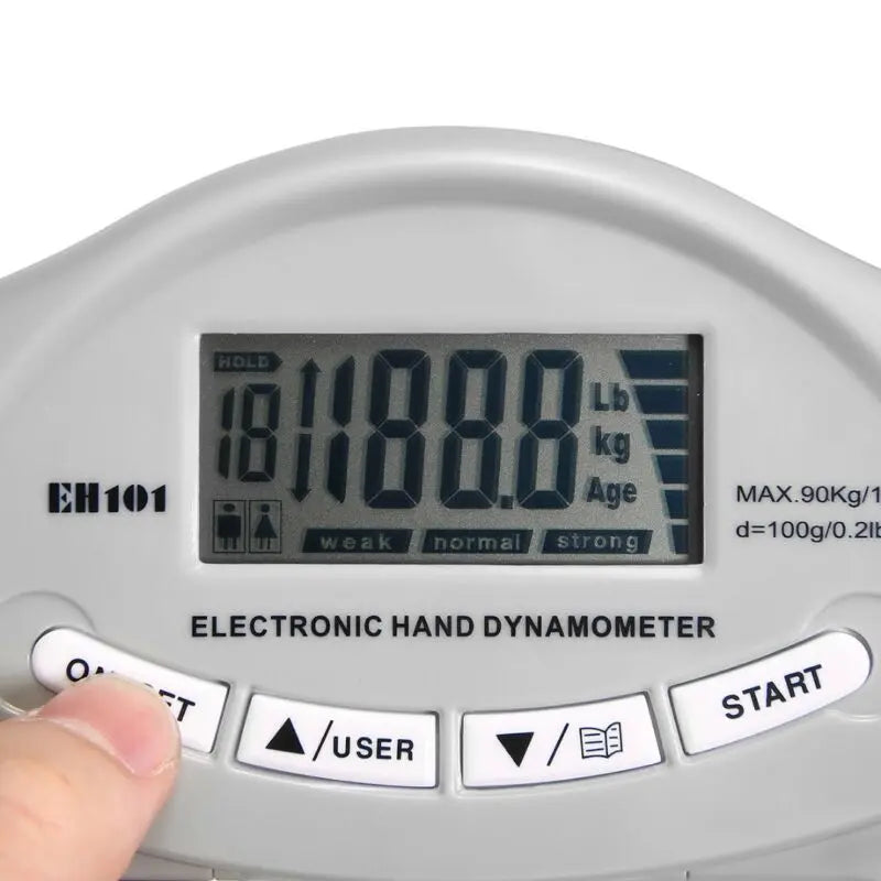 NNEDSZ Digital Dynamometer Hand Grip Strength Muscle Tester Electronic Power Measure-3