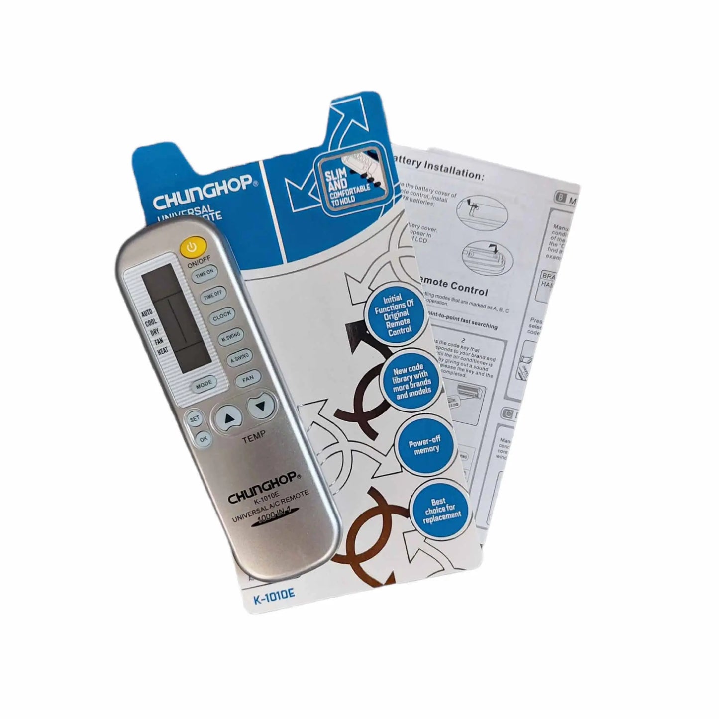 NNEDSZ Air Conditioner AC Remote Control Silver - For WANGZI WEITELI WHIRLPOOL WUFENG-1