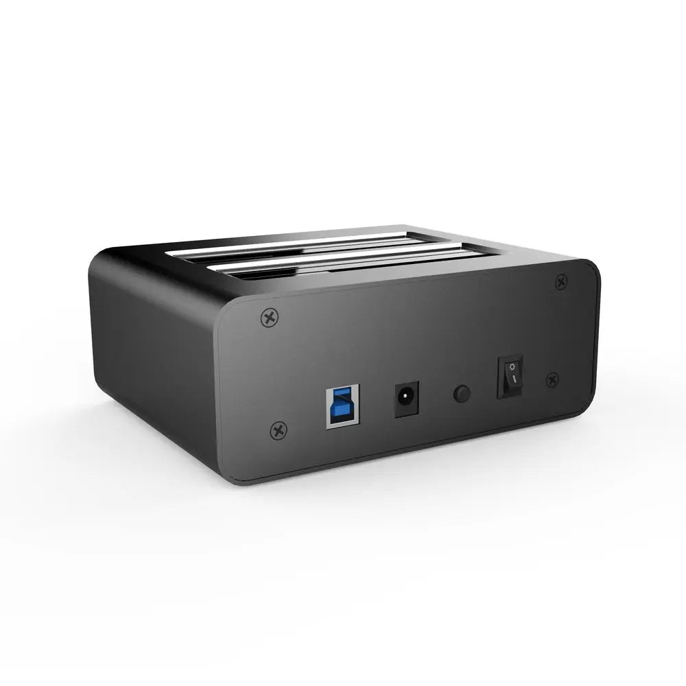 NNEDSZ SD352 USB 3.0 to Dual SATA Aluminium Docking Station with 3-Port Hub and 1 Port 2.1A USB Charger-2