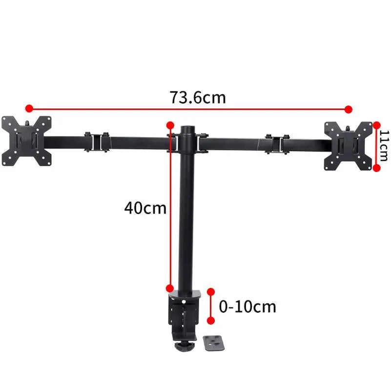 NNEDSZ Double Screen Desktop Monitor Stand - Lifting Bracket-3