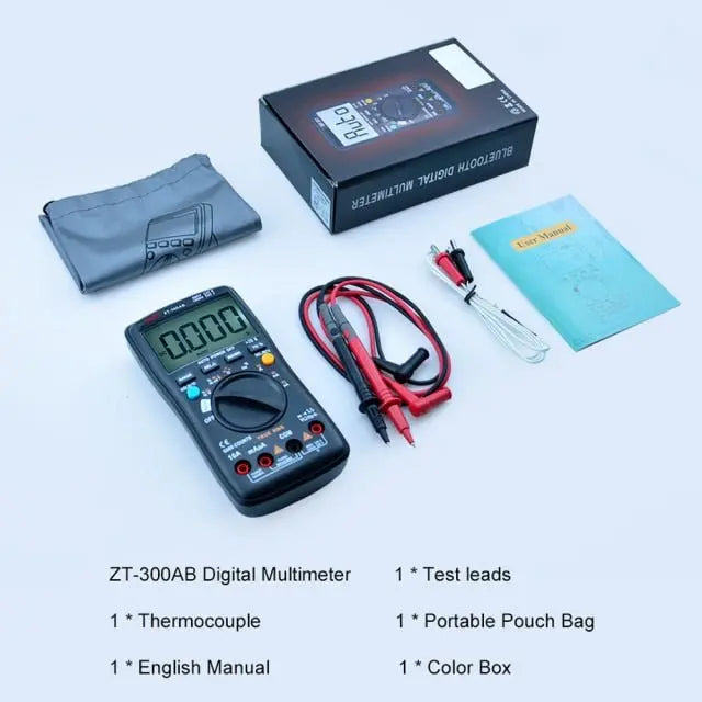 Digital multimeter Wireless Technology Ammeter True RMS Auto Rang Intelligent analog Voltmeter Capacitor Tester DIY Tool-5