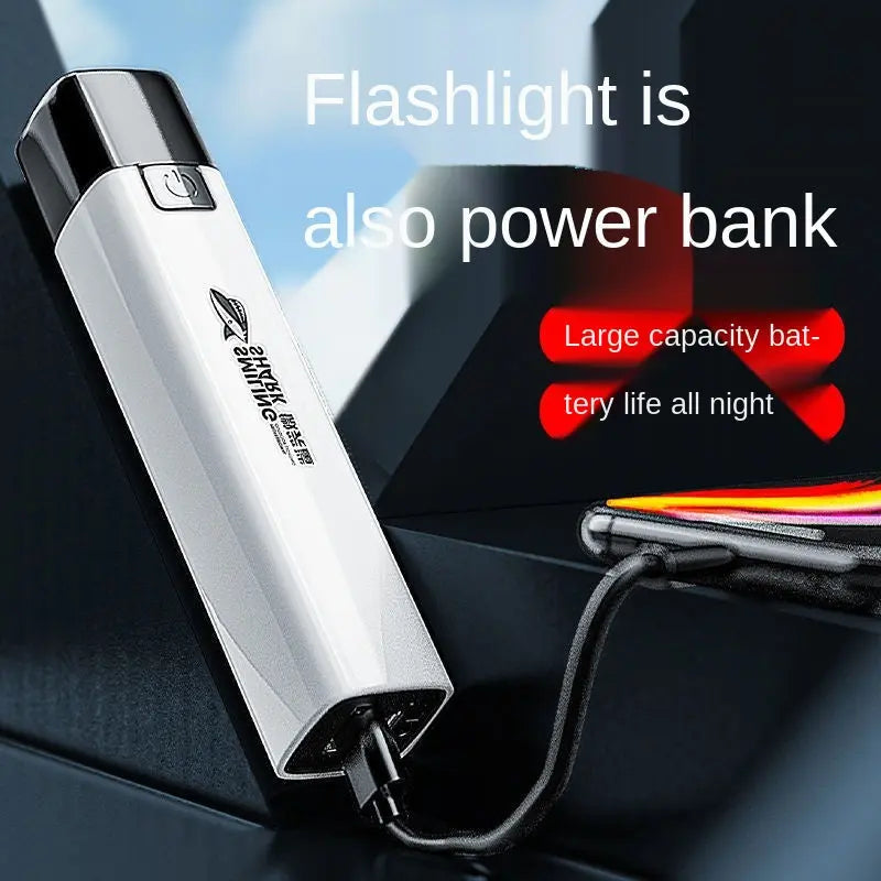 Mini Flashlight Light LED Rechargeable Charging Treasure Multifunctional Bright Field Super Bright-1