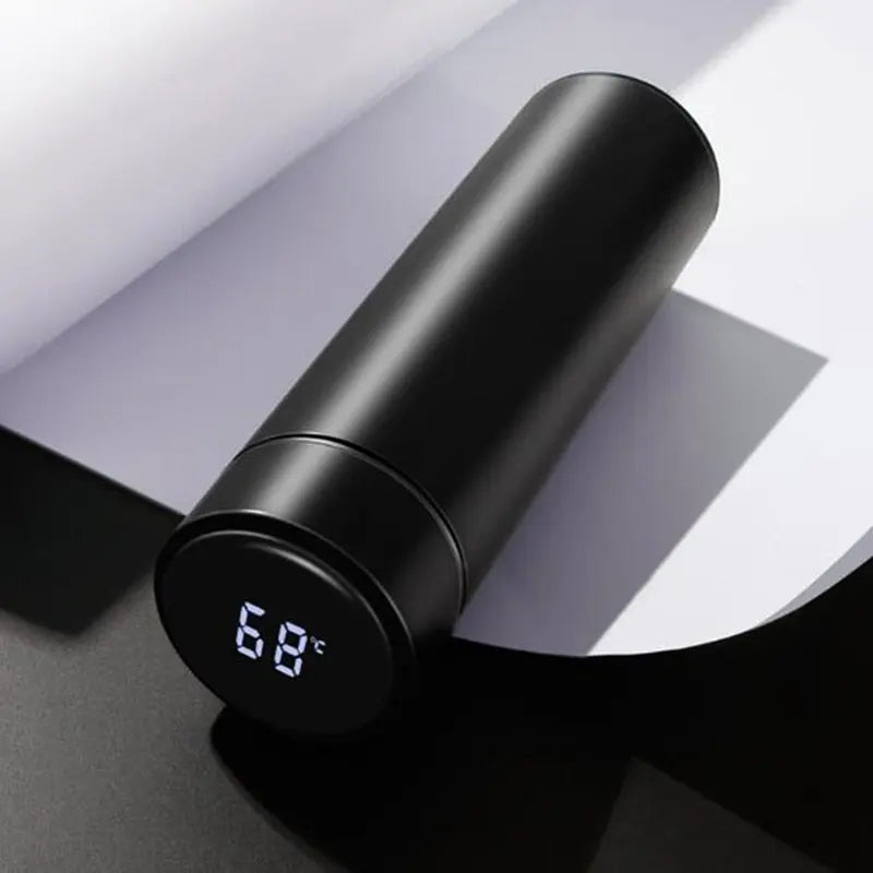 Intelligent Thermos Display Temperature Stainless Steel Thermo Cup Strainer Coffee Tea Vacuum Cup Travel Office Water bottle-0