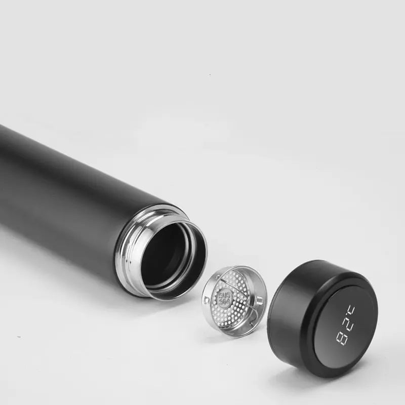 Intelligent Thermos Display Temperature Stainless Steel Thermo Cup Strainer Coffee Tea Vacuum Cup Travel Office Water bottle-1
