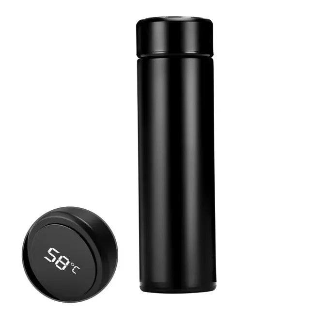 Intelligent Thermos Display Temperature Stainless Steel Thermo Cup Strainer Coffee Tea Vacuum Cup Travel Office Water bottle-3