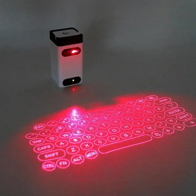 Virtual Laser Keyboard Bluetooth Wireless Projector Phone Keyboard For Computer Iphone Pad Laptop With Mouse Function-1