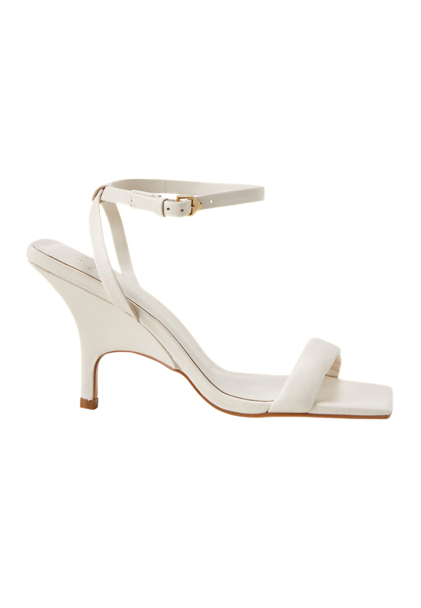 White Calf Leather Sandals Cortiça – Women’s 9 cm High Heel with Ankle Strap-0