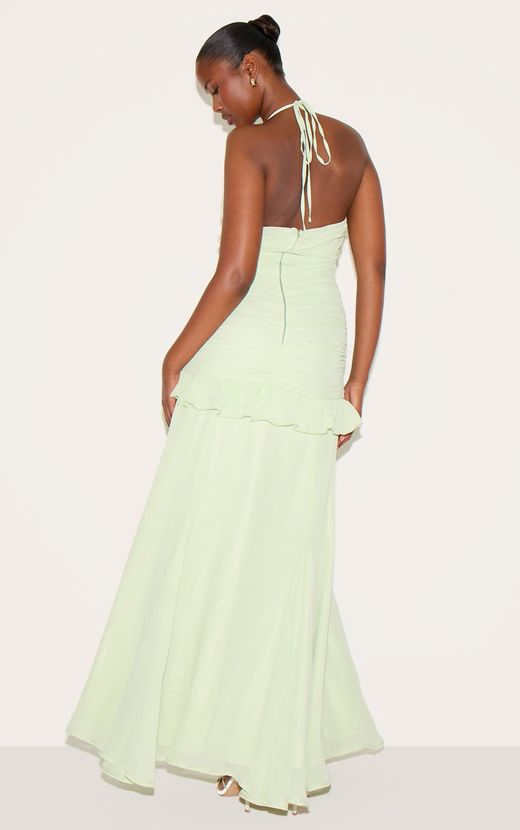 https://cdn-img.prettylittlething.com/9/6/7/e/967eea3569255c8766cc7f16fa3a3a296de33597_CNM5796_2_sage_green_ruched_frill_halterneck_maxi_dress.jpg