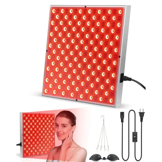 LED Red Light Therapy Panel Lamp: Facial Anti-Aging, Skin Care-0