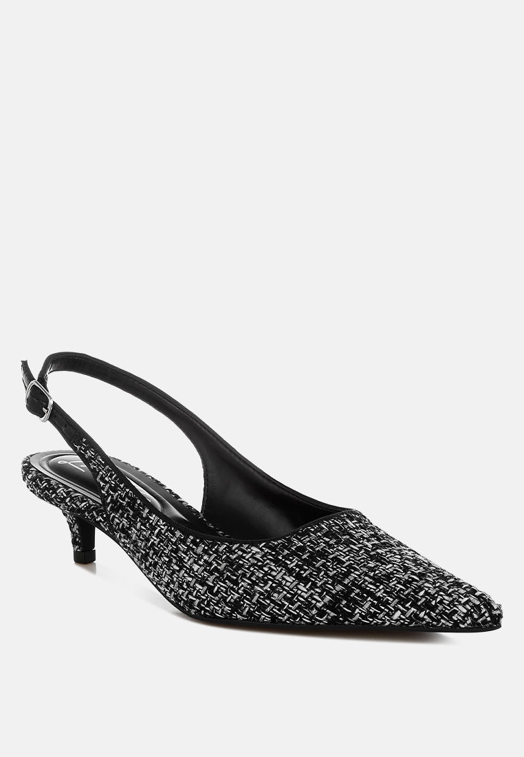 Zehra Boucle Slingback Pumps-1