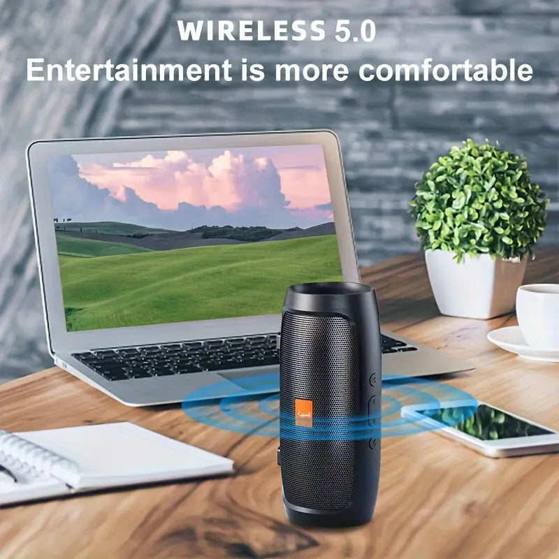 NNETM Outdoor Dual-Channel Heavy Bass Wireless Speaker-3