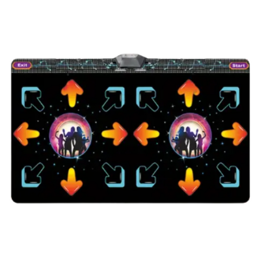NNETM 2-Player Dance Mat Game with Motion Sensor-0