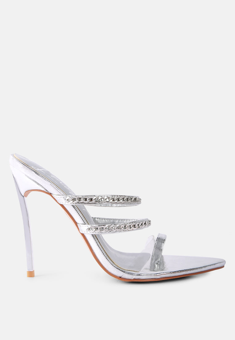 Tickle Me Toe Ring Stiletto Sandals-0
