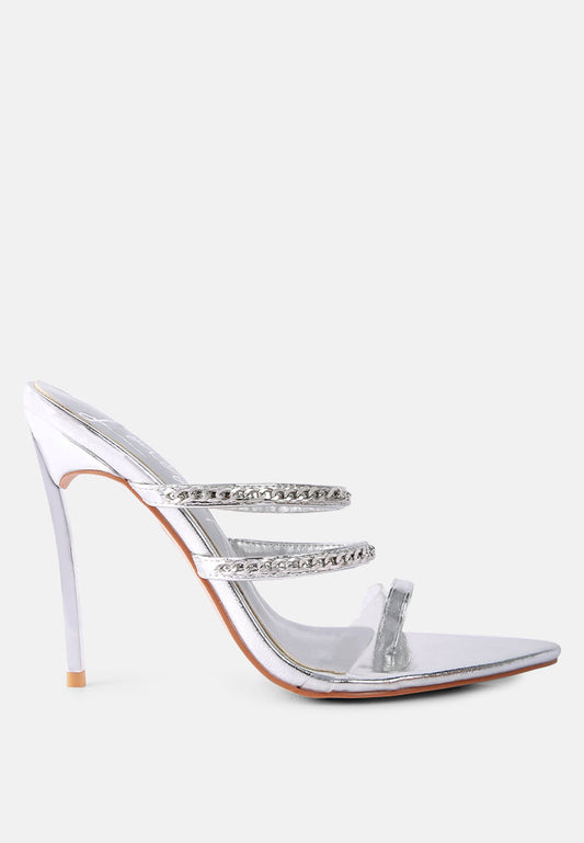 Tickle Me Toe Ring Stiletto Sandals-0