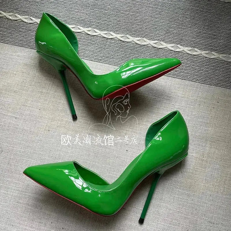 Ultra Thin 12Cm Heel Lady Shoes Pumps-1